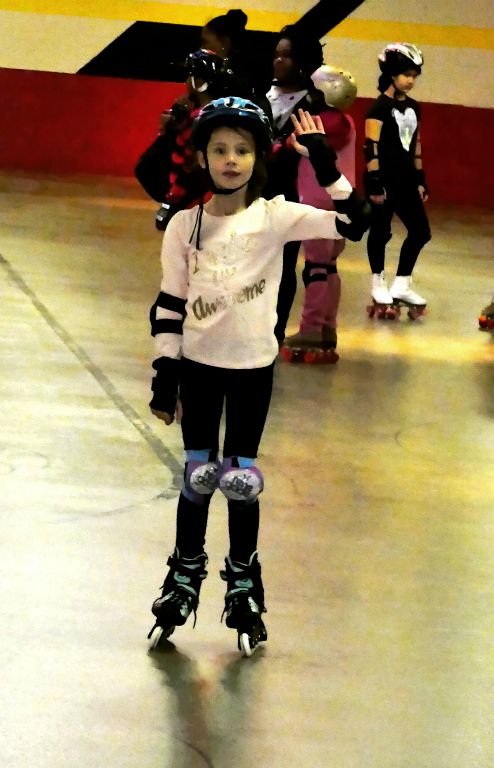 Stephie's roller skating party