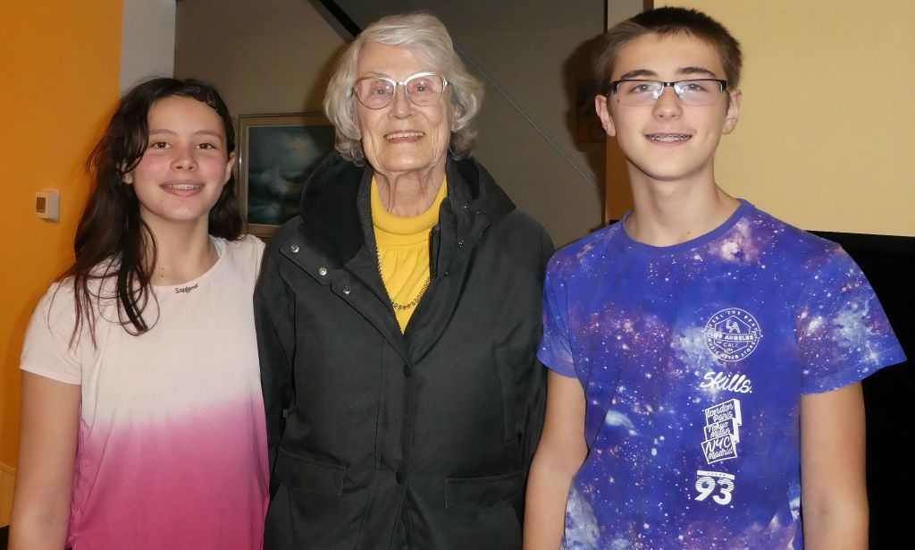 These guys will soon be taller than Grandma.